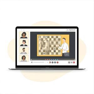 Online σεμινάριο σκακιού μέσω Zoom με προπονητή και συμμετέχοντες